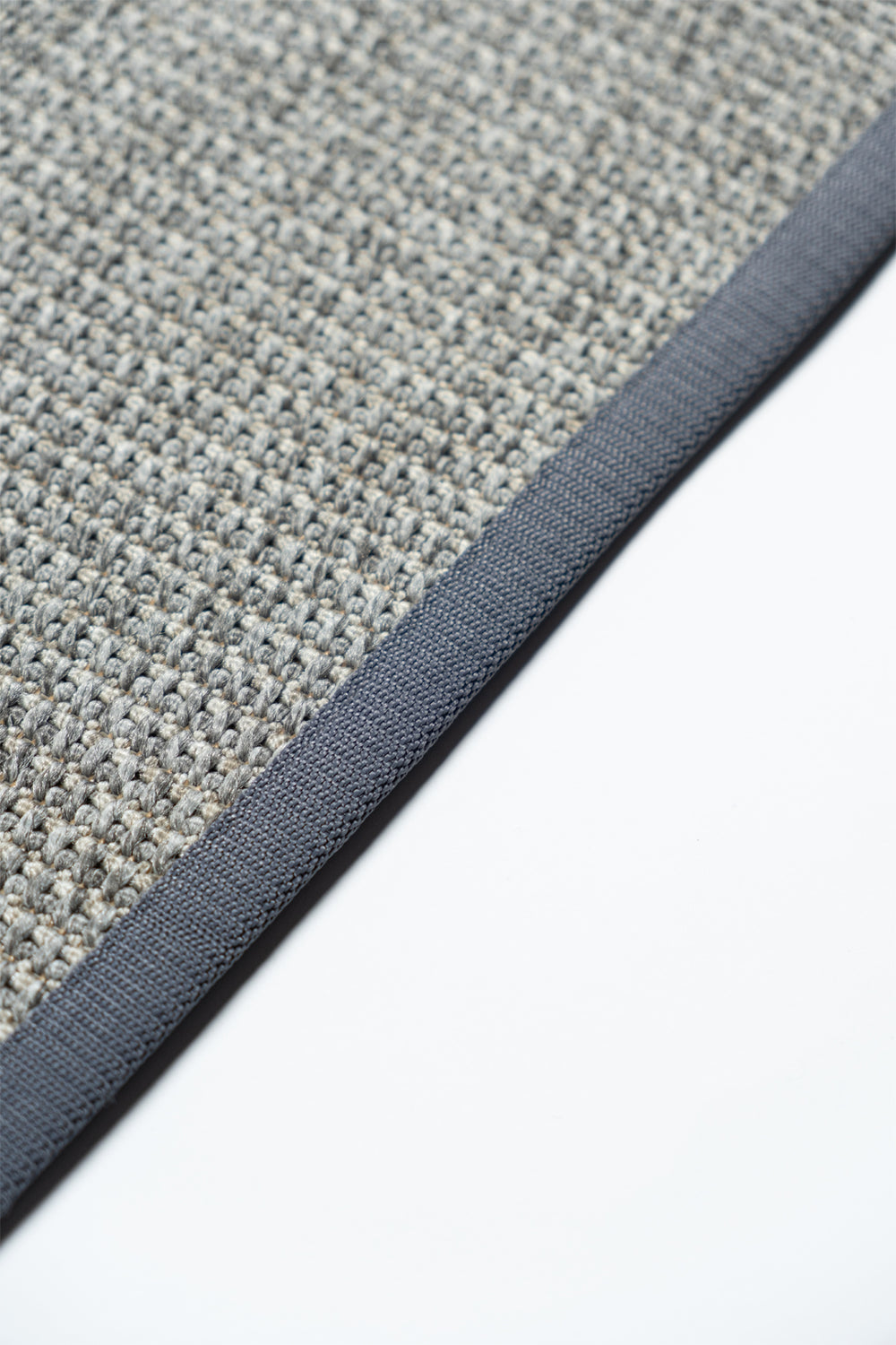 Evdeco Suit SU02 Gri Antrasit Biyeli Doğal Sisal Halı