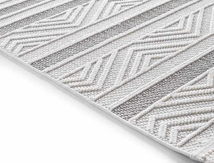 Evdeco Point 15766 Gray Loop Carpet