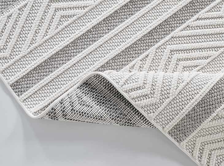 Evdeco Point 15766 Gray Loop Carpet