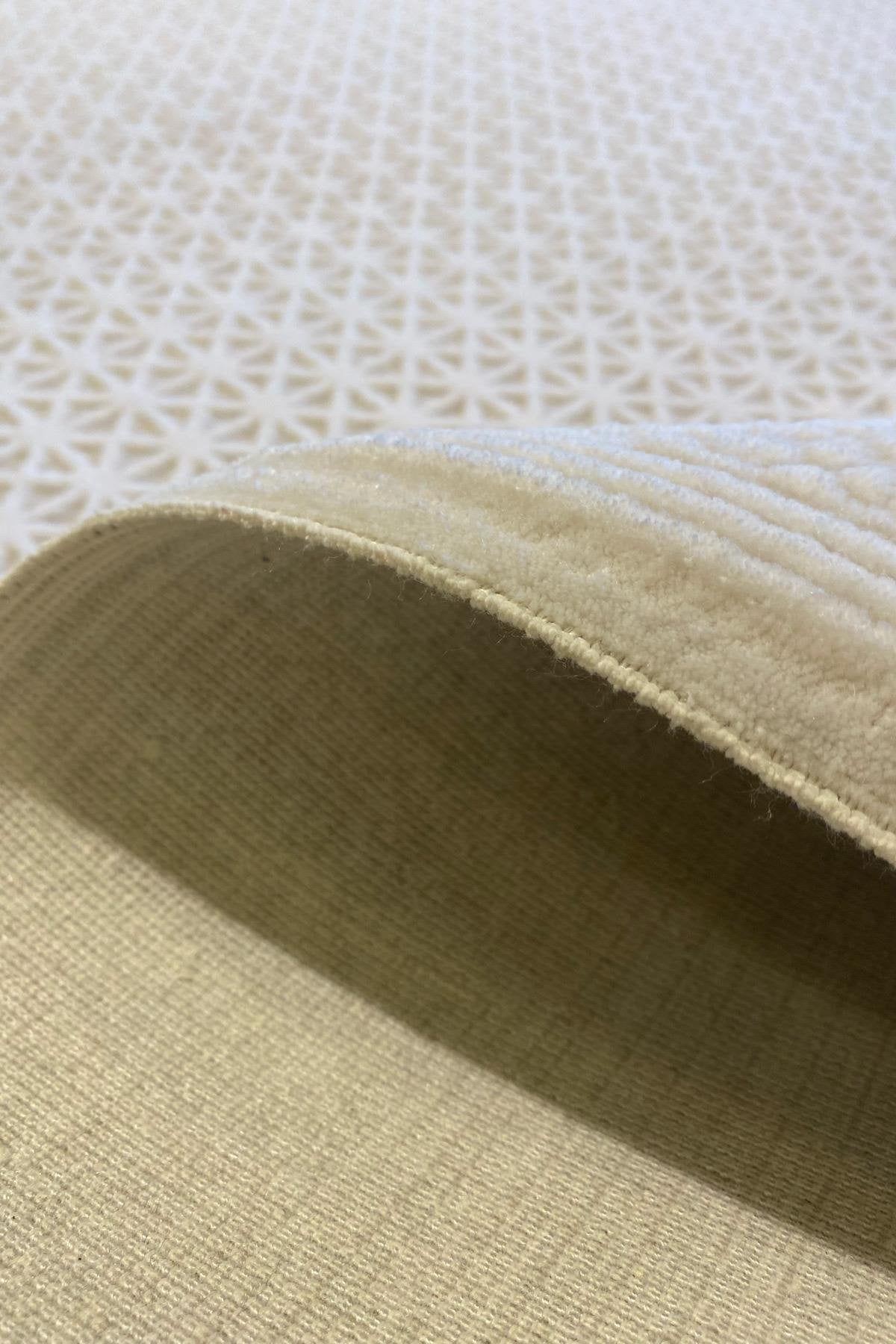 Evdeco Miras 6818 Beyaz Salon Halısı