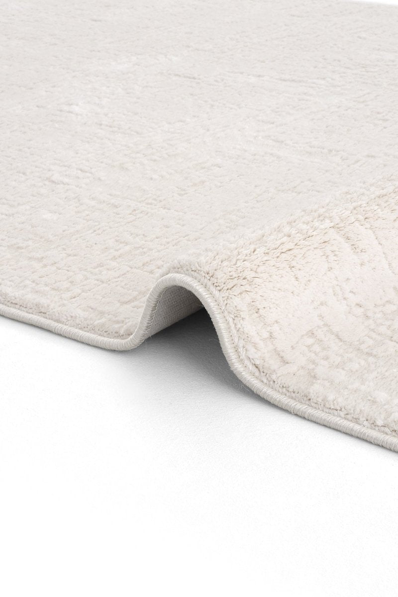 Evdeco Aden 8610 Krem Yumuşak Dokulu Salon Halısı - Krem - Evdeco