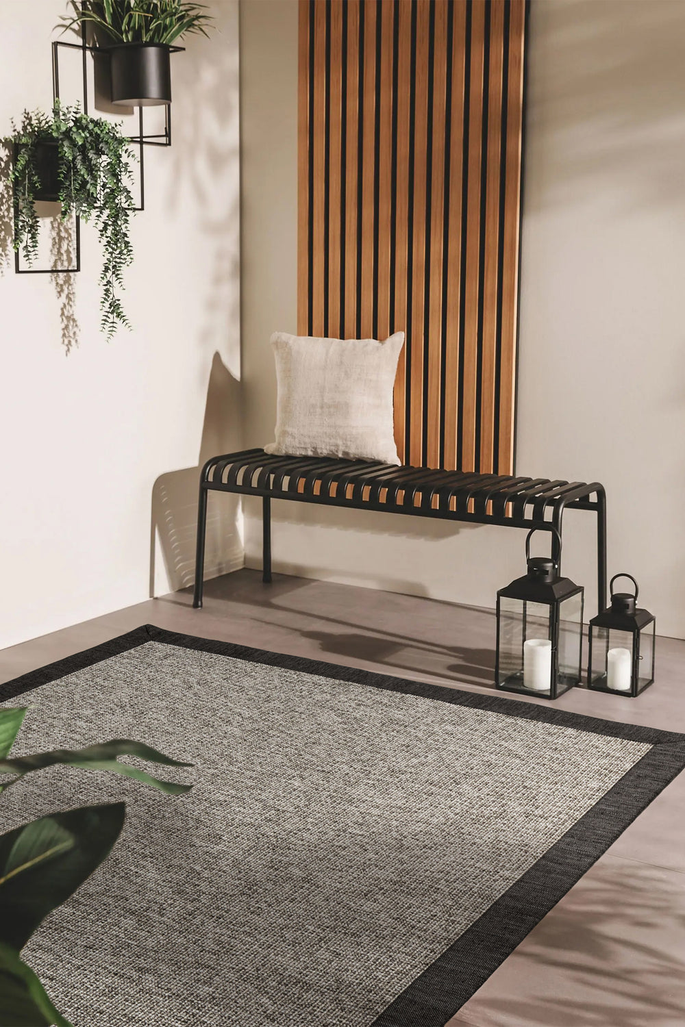 Evdeco Jutte 05 Gri Doğal Jüt Mutfak Koridor Halısı