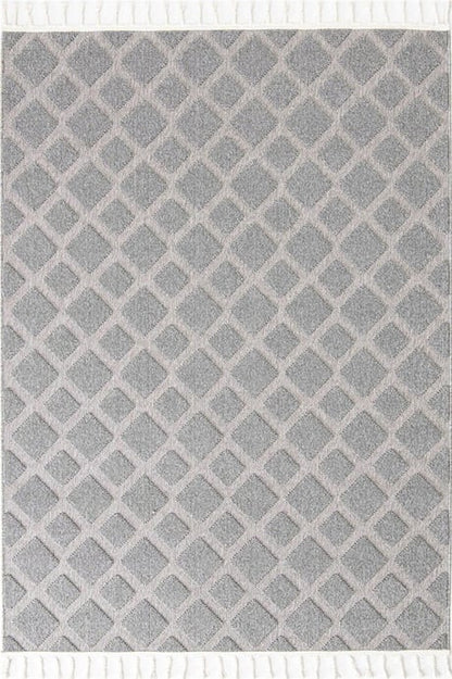 Evdeco Tina 7505 Gri Yumuşak Tuşeli Kesme Halı