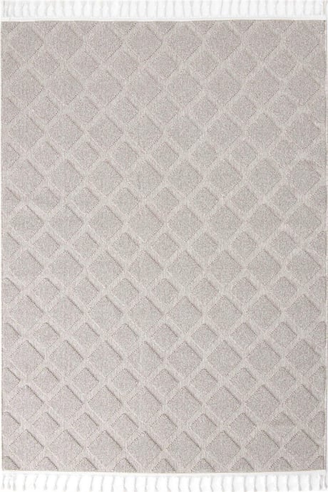 Evdeco Tina 7506 Bej Yumuşak Tuşeli Kesme Halı