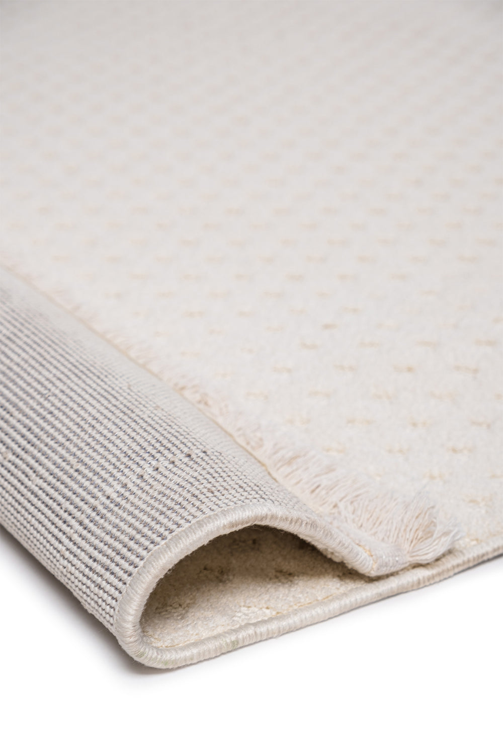 Evdeco Pita PT01 Krem Modern İskandinav Peluş Dokulu Halı