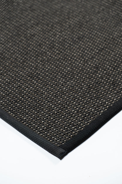 Evdeco Suit SU04 Antrasit Siyah Biyeli Doğal Sisal Halı