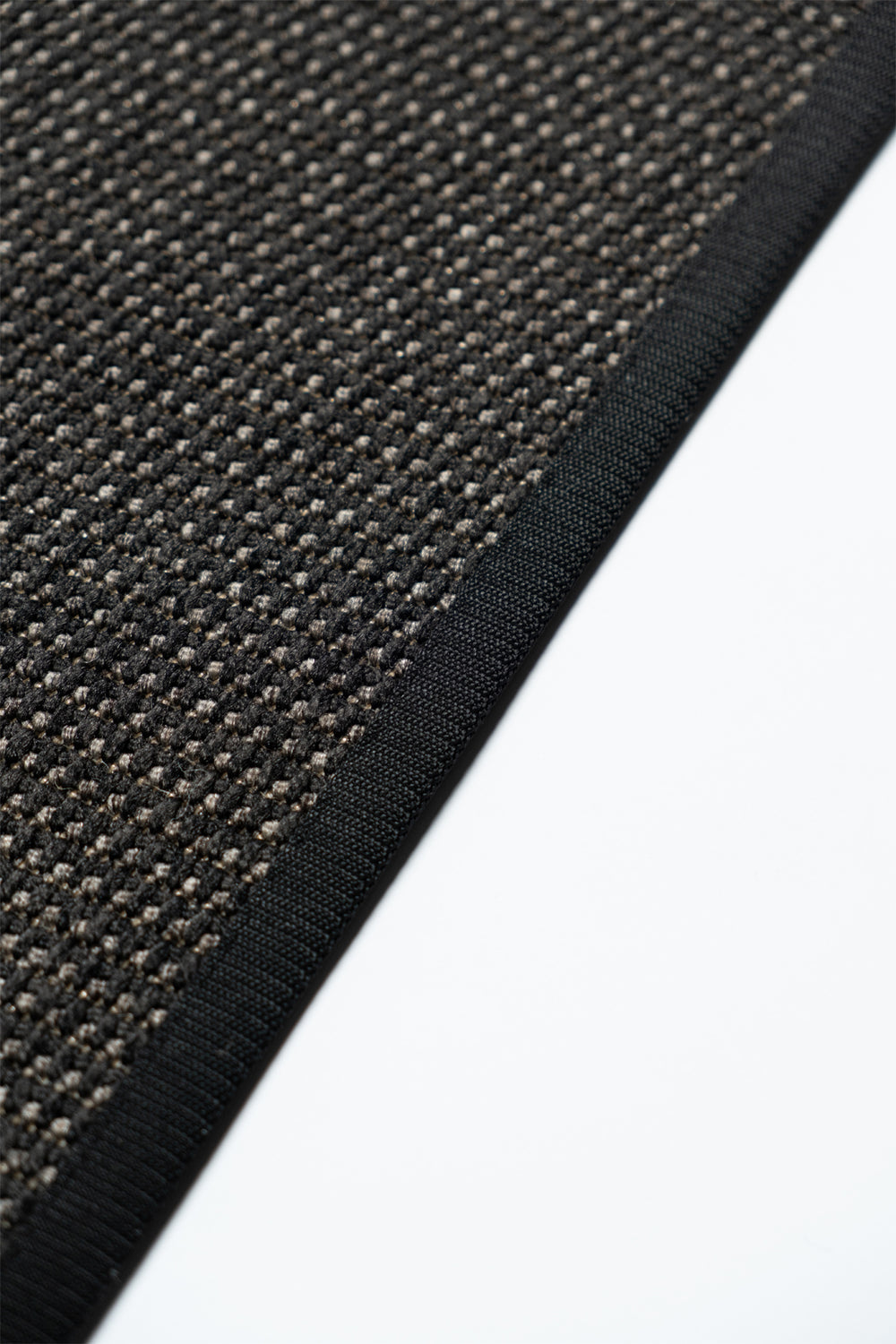 Evdeco Suit SU04 Antrasit Siyah Biyeli Doğal Sisal Halı