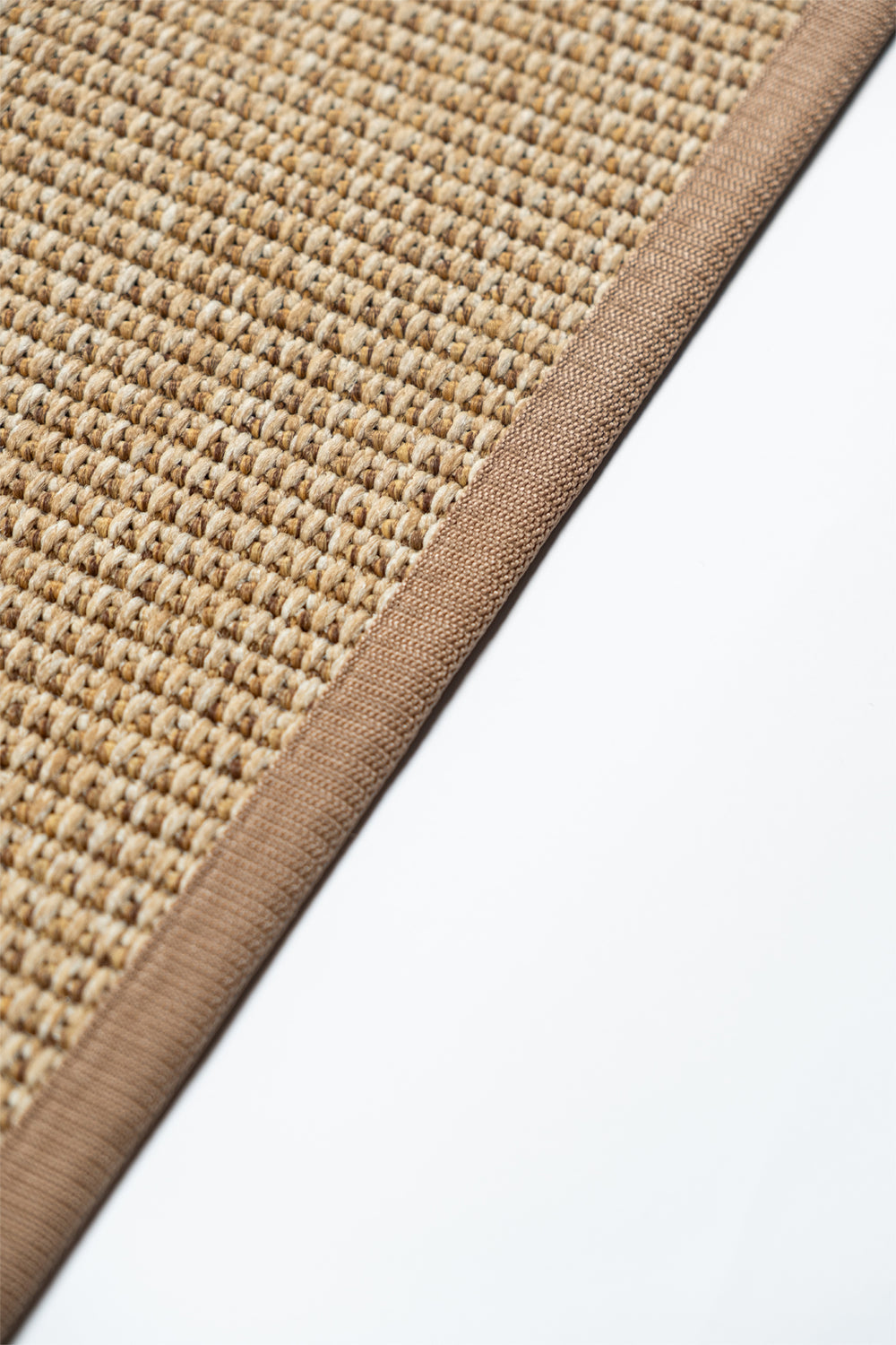 Evdeco Suit SU03 Kahverengi Açık Kahverengi Biyeli Doğal Sisal Halı