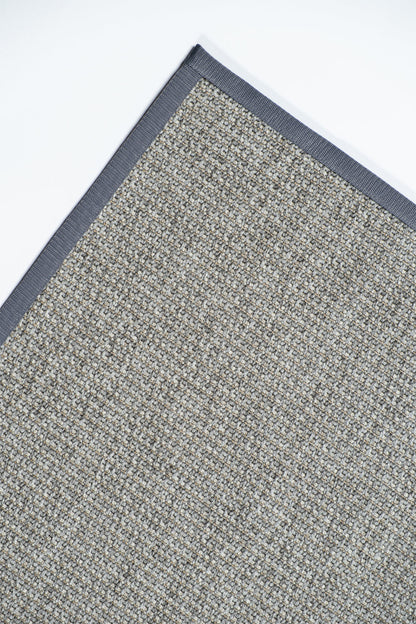 Evdeco Suit SU02 Gri Antrasit Biyeli Doğal Sisal Halı