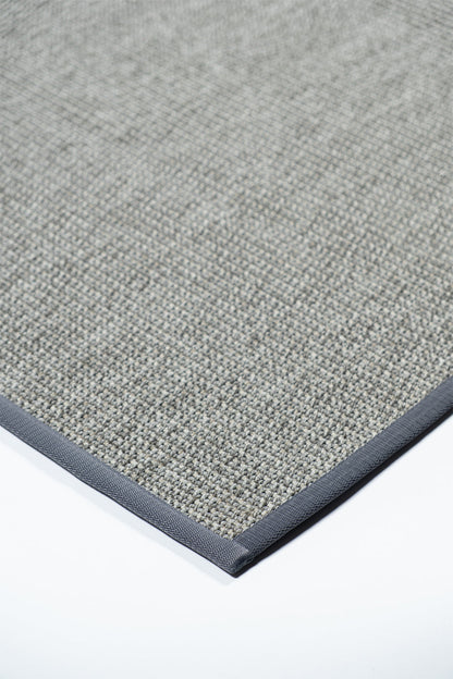 Evdeco Suit SU02 Gri Antrasit Biyeli Doğal Sisal Halı