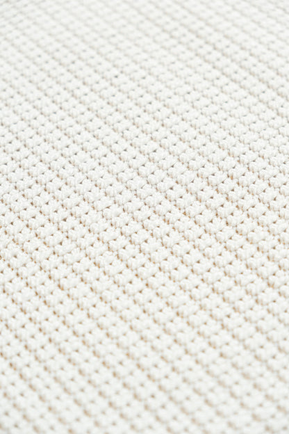 Evdeco Suit SU01 Beyaz Lacivert Biyeli Doğal Sisal Halı