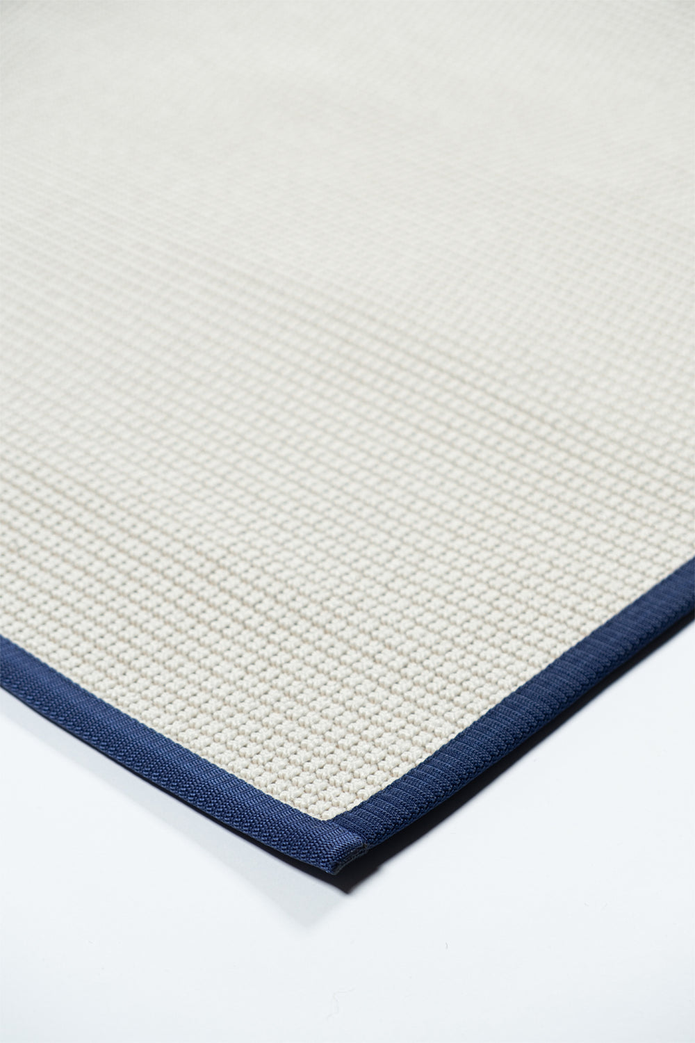 Evdeco Suit SU01 Beyaz Lacivert Biyeli Doğal Sisal Halı