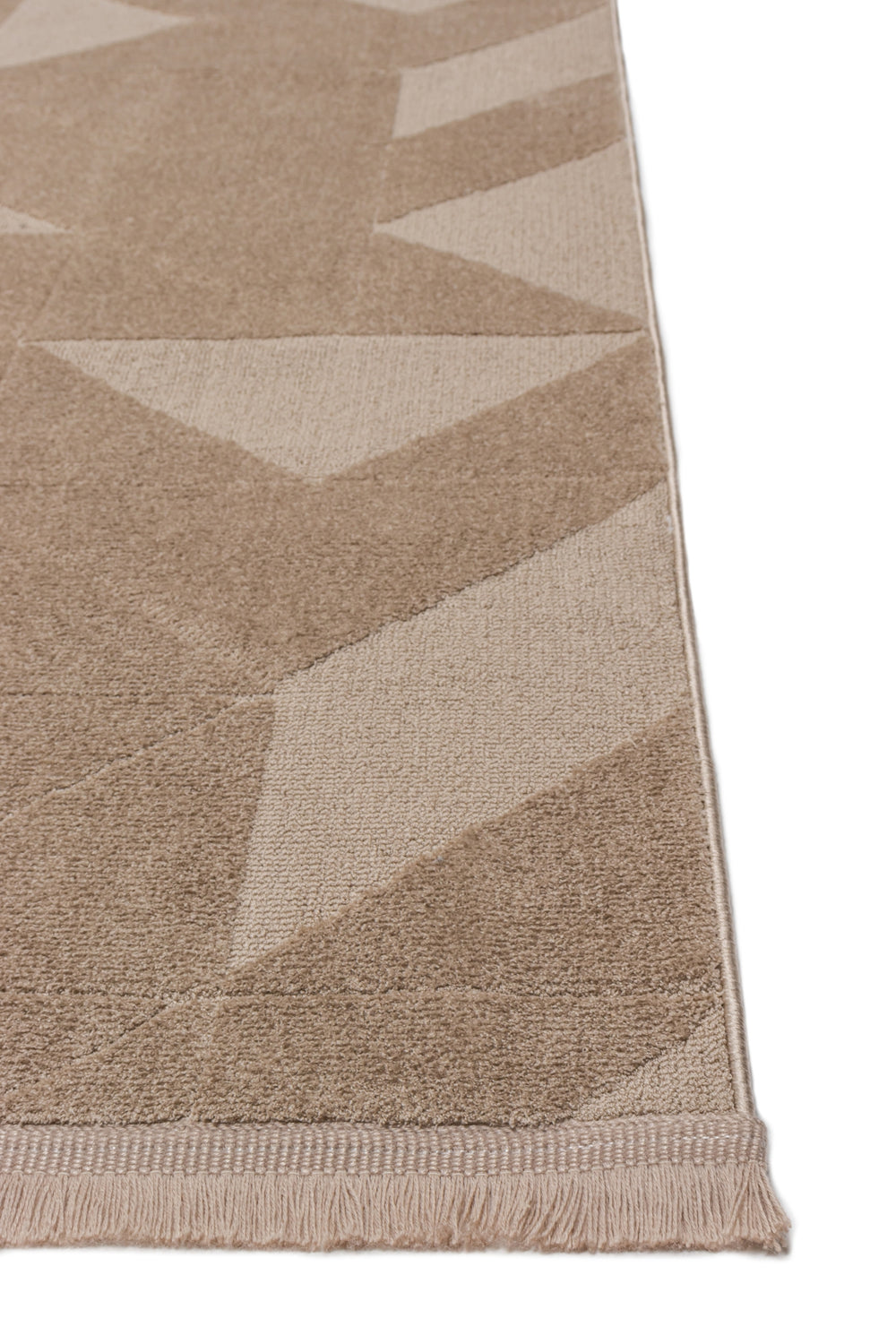 Evdeco Sidney SD05 Bej Modern İskandinav Peluş Dokulu Halı