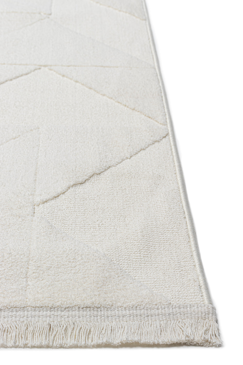 Evdeco Sidney SD03 Krem Modern İskandinav Peluş Dokulu Halı