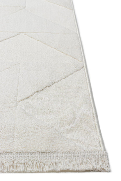Evdeco Sidney SD03 Krem Modern İskandinav Peluş Dokulu Halı