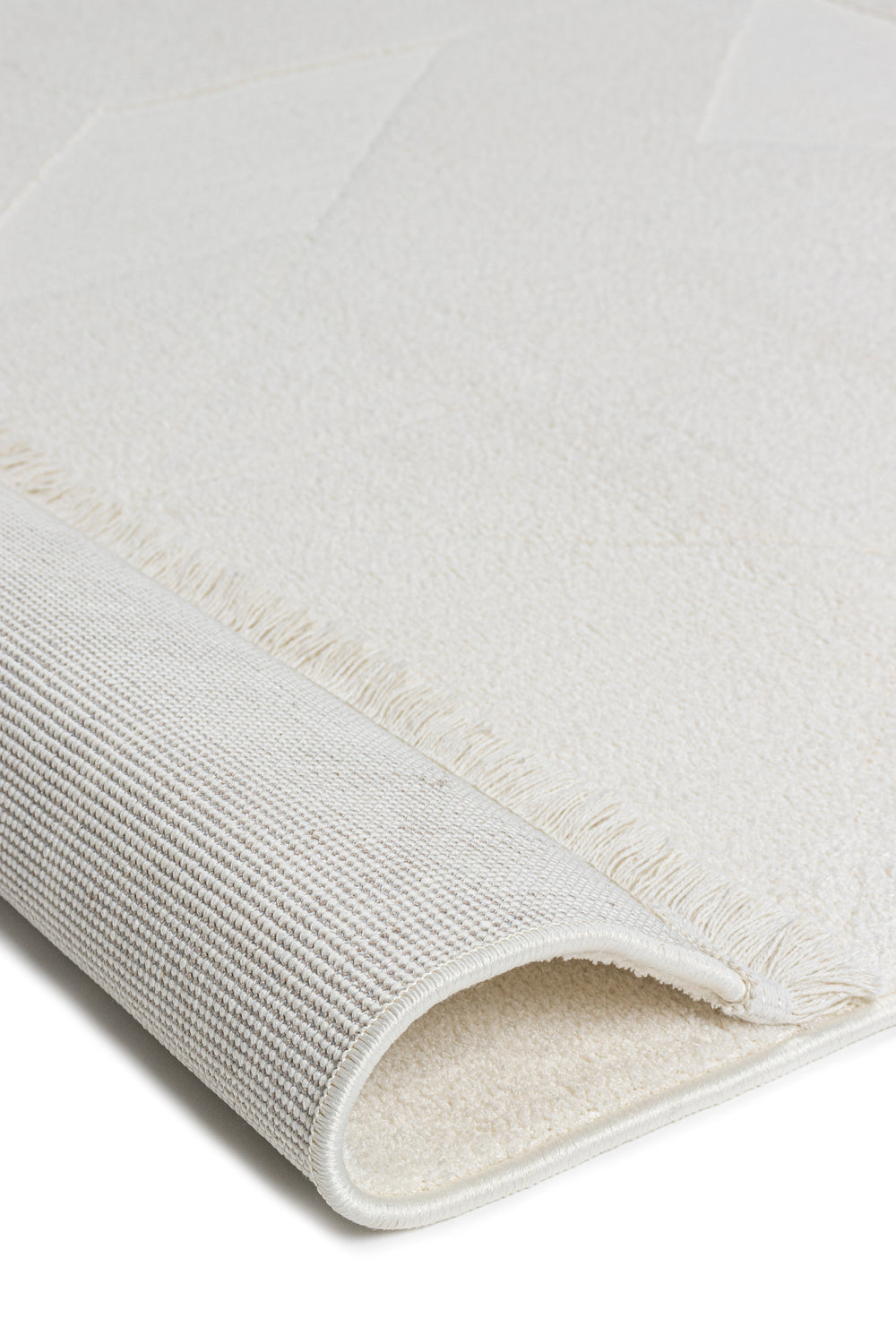 Evdeco Sidney SD03 Krem Modern İskandinav Peluş Dokulu Halı
