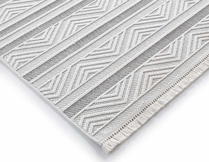 Evdeco Point 15766 Gri Bukle Halı