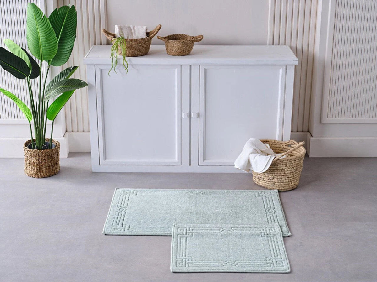 Banyo Paspası Harmo Yeşil - Yeşil - Evdeco