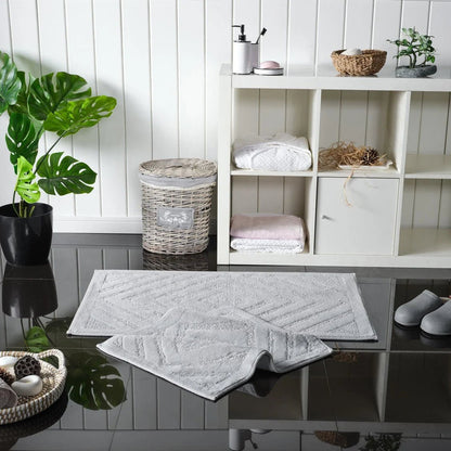 Banyo Paspası Zena Gri - Gri - Evdeco