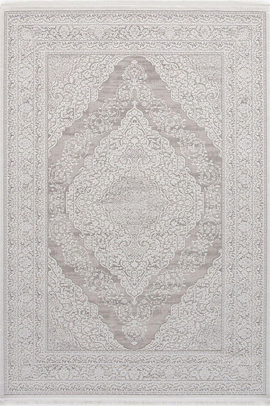 Evdeco Miras 6807 Beyaz Salon Halısı