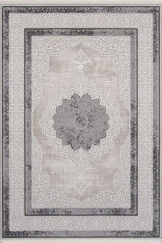 Evdeco Miras 6808 Gri Salon Halısı