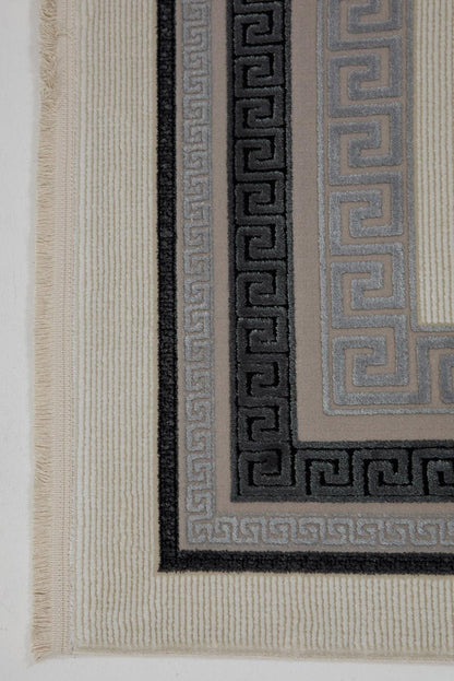 Evdeco Miras 6815 Gri Salon Halısı