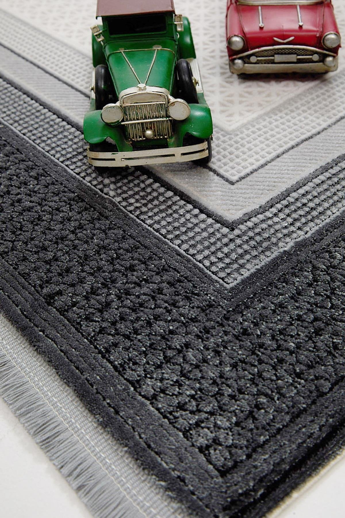 Evdeco Miras 6816 Gri Salon Halısı