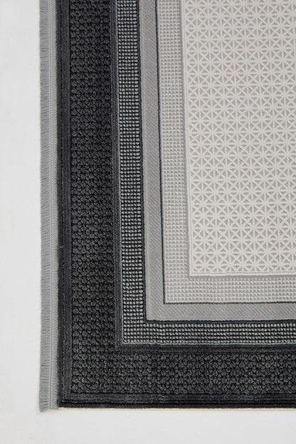 Evdeco Miras 6816 Gri Salon Halısı