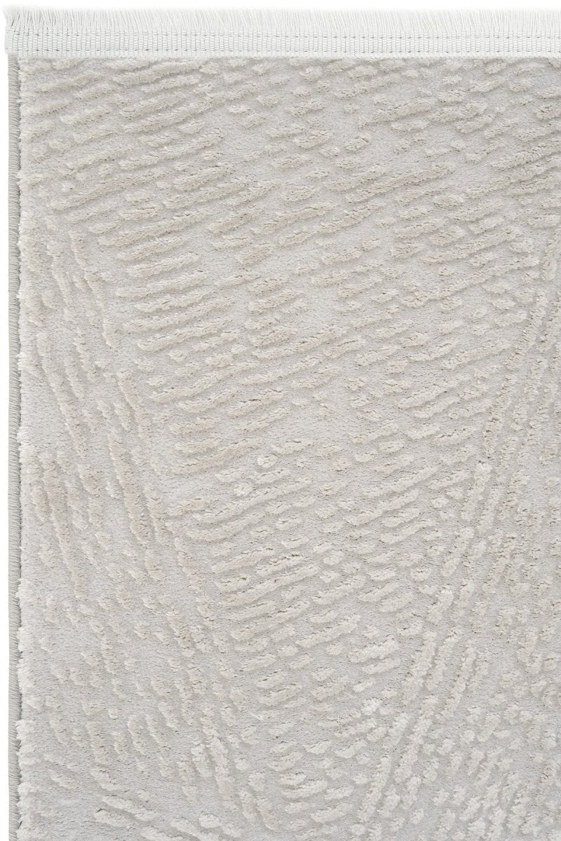 Evdeco Aden 8607 Gri Yumuşak Dokulu Salon Halısı - Gri - Evdeco