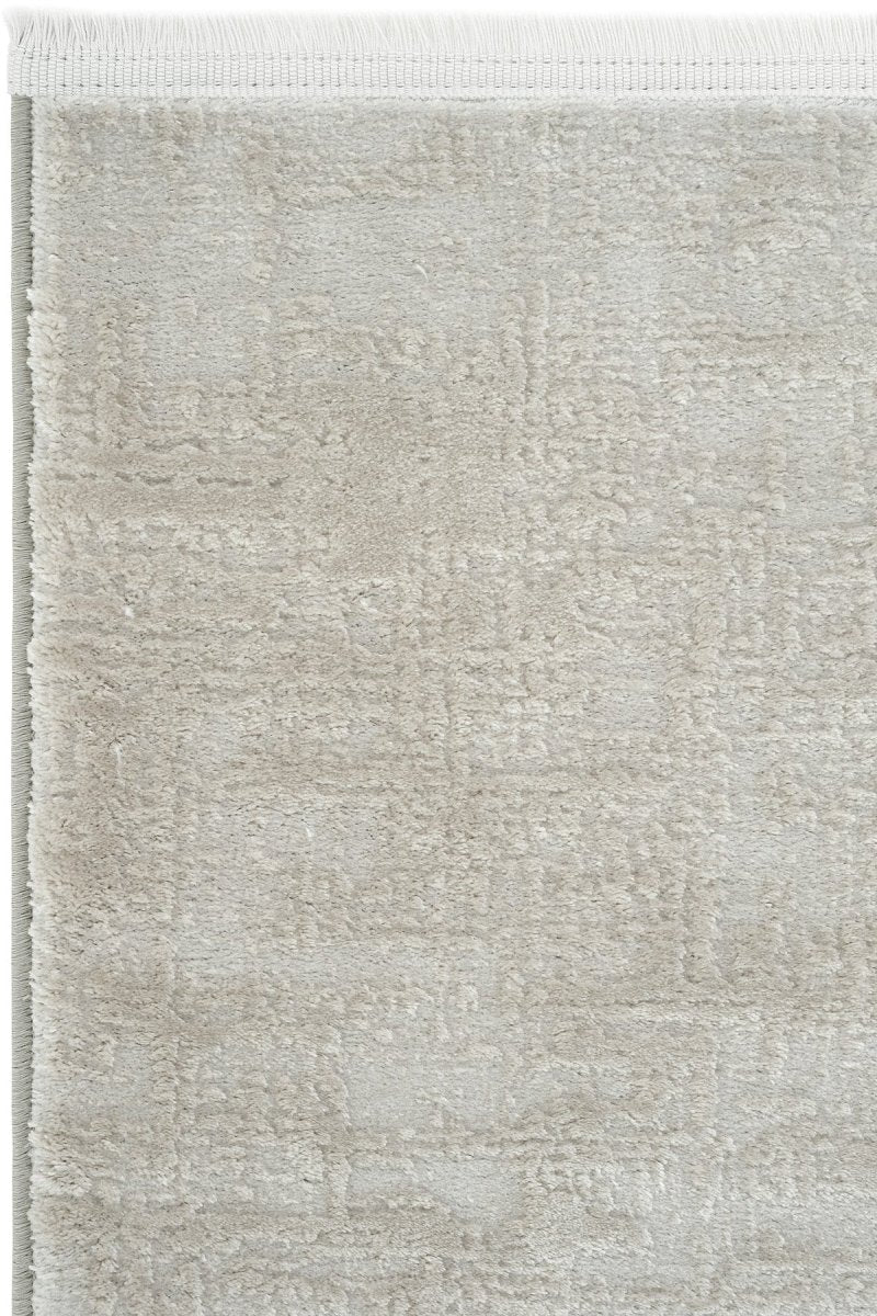 Evdeco Aden 8609 Gri Yumuşak Dokulu Salon Halısı - Gri - Evdeco