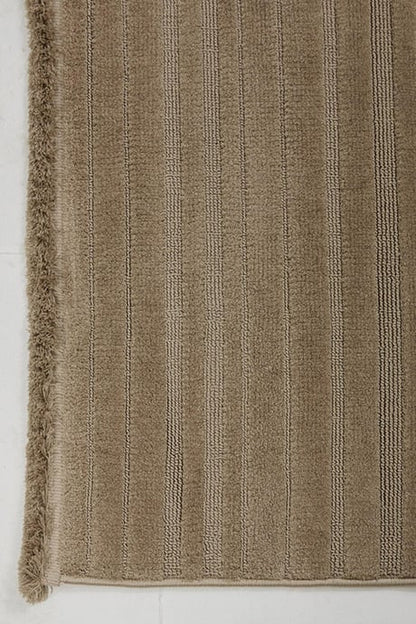 Evdeco Elizya 3102 Vizon Modern Kesme Yolluk Halı - Vizon - Evdeco