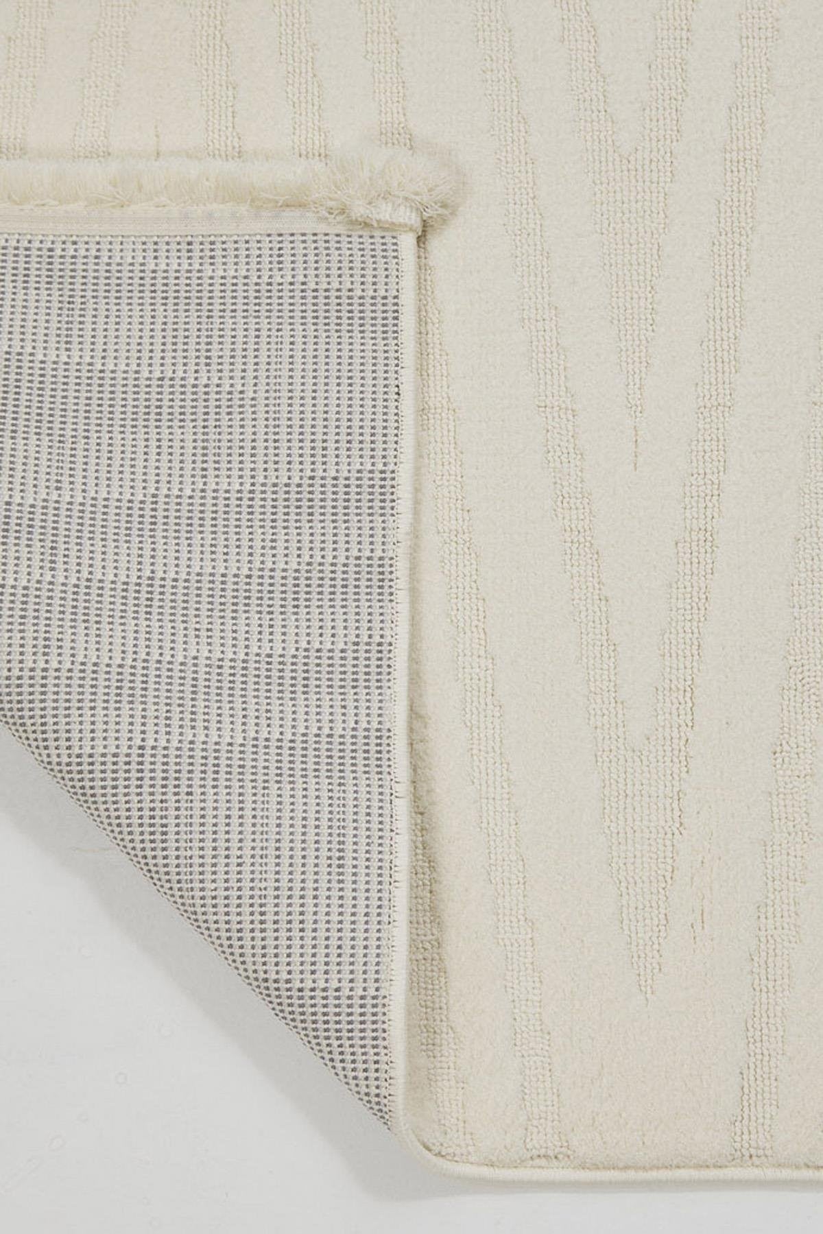 Evdeco Elizya 3105 Krem Modern Kesme Yolluk Halı