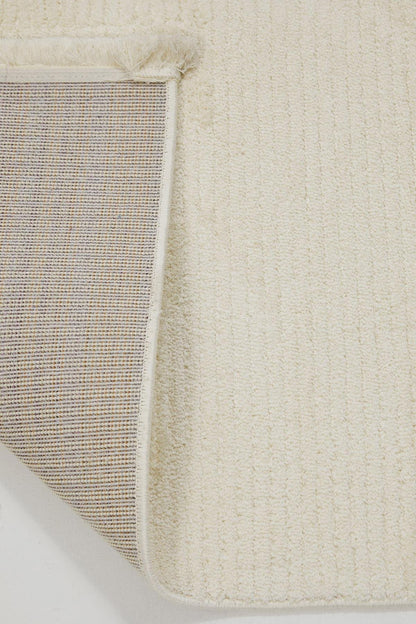 Evdeco Violet 3601 Krem Yumuşak Dokulu Modern Salon Halısı