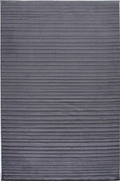 Evdeco Elizya 3104 Antrasit Modern Kesme Yolluk Halı